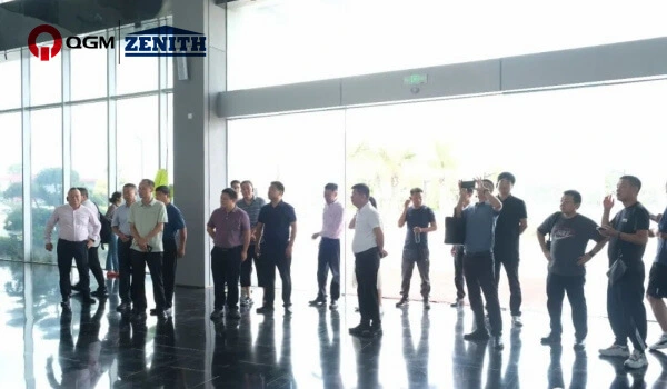 Die Delegation des Industrial Solid Waste Network besuchte Quangong Co., Ltd. zur Inspektion und zum Austausch