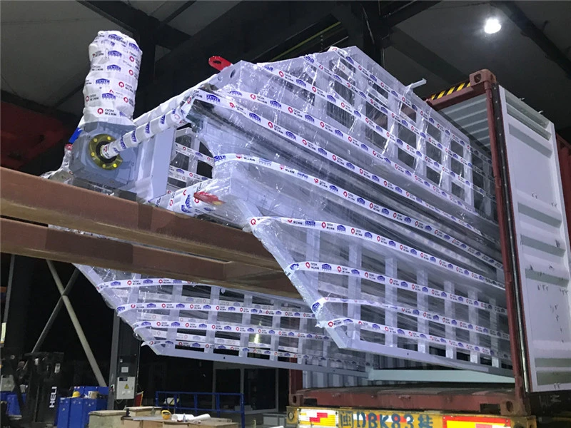 Die automatische Blockmaschine ZN900CG von QGM mit Härtungsregalsystem wurde nach El Salvador geschickt