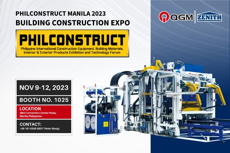 Einladung der QGM-Gruppe zur PHIL CONSTRUCT MANILA 2023
