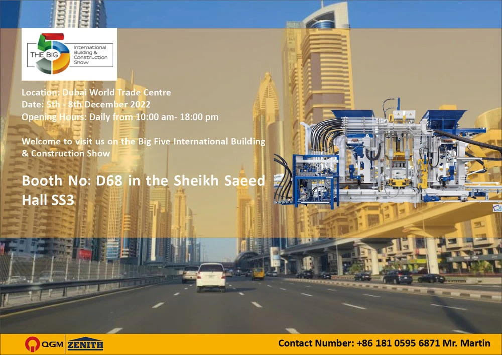 Die QGM Group wird an der BIG 5 Show UAE 2022 teilnehmen