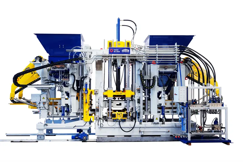 Eine weitere vollautomatische Blockproduktionslinie von QGM ließ sich in Mexiko nieder