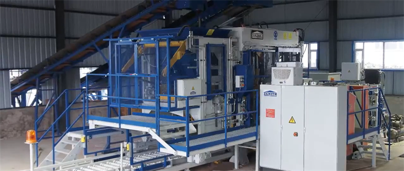 In Afrika wurde ein vollautomatisches Projekt zur Herstellung von Verbundsteinen aus mehrschichtigem Beton gestartet.