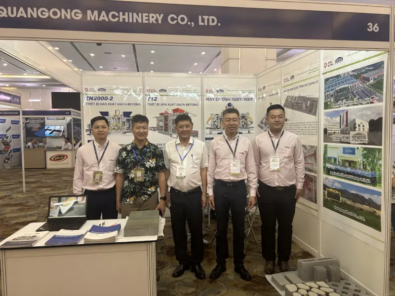 Vertieft seine Präsenz in der südostasiatischen Infrastruktur! Quangong Machinery Co., Ltd. glänzt auf der Vietnam Concrete Show 2026